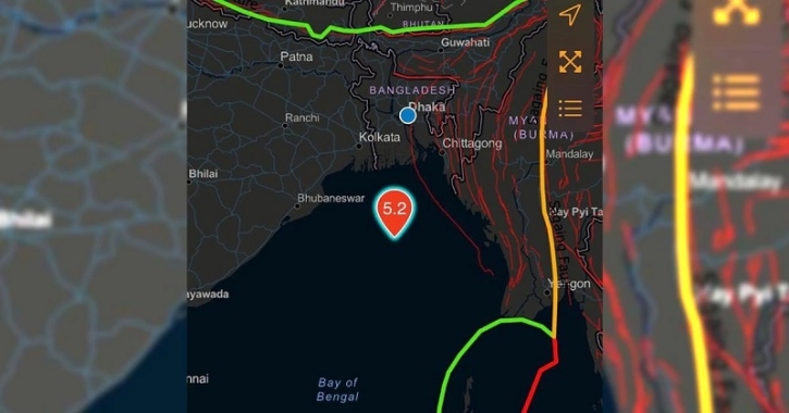 ঢাকাসহ আশেপাশে ৫.২ মাত্রার ভূমিকম্প ঢাকাসহ আশেপাশে ৫.২ মাত্রার ভূমিকম্প