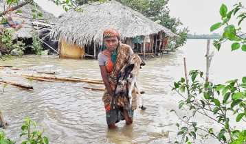 নয় নদীর পানি বিপদসীমার উপরে, ১৩ জেলায় বন্যা