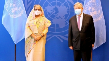 বাংলাদেশ ও শেখ হাসিনার নেতৃত্বের প্রশংসায় জাতিসংঘ মহাসচিব
