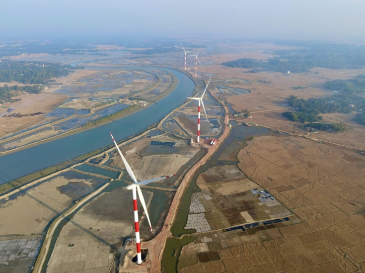 কক্সবাজারের ৬০ মেগাওয়াট বায়ু বিদ্যুৎ প্রকল্প জুনে উৎপাদনে যাচ্ছে