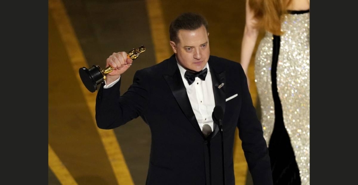 Brendan Fraser wins best-actor Oscar in career comeback