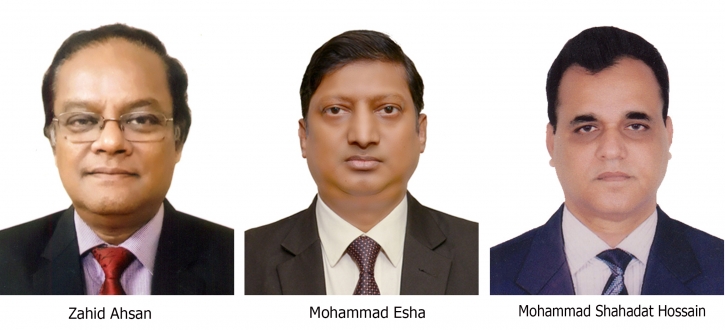 Pubali Bank Ltd gets three new DMDs
