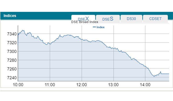 DSEX suffers biggest single-day fall in a month