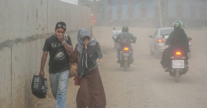 Dhaka’s air quality ‘very unhealthy’ this morning