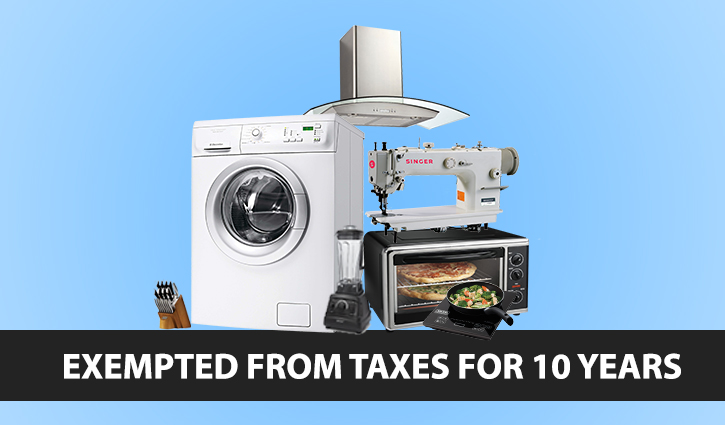 Home appliance industry eyes boom with 10-year tax holiday