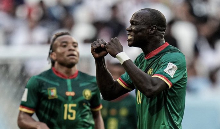 Aboubakar saves Cameroon in 3-3 tie with Serbia