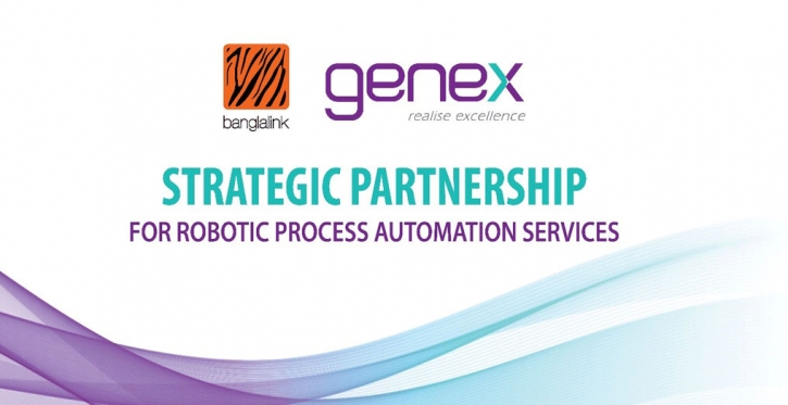 Genex Infosys to provide Robotic Process Automation services to Banglalink Genex Infosys to provide Robotic Process Automation services to Banglalink