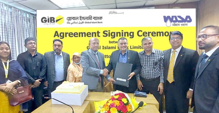 Global Islami Bank inks deal with Ctg WASA
