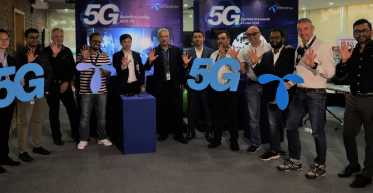 GP conducts 5G trial in Dhaka, Chattogram