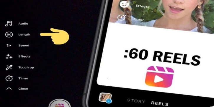 Instagram Reels video duration now expanded to 60 seconds