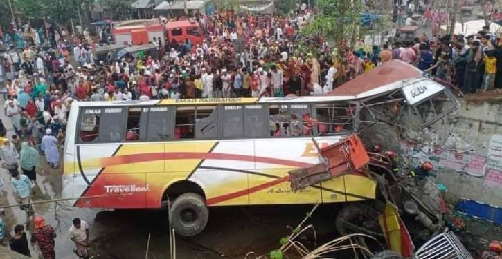 19 die in Madarpur road crash