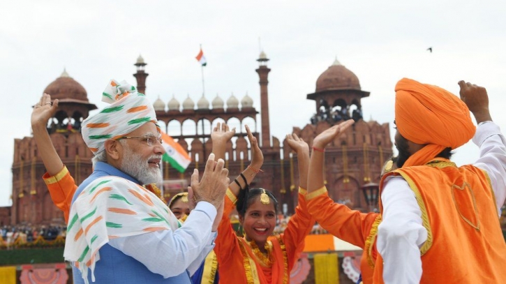Narendra Modi calls on Indians on Independence Day to fight misogyny Narendra Modi calls on Indians on Independence Day to fight misogyny