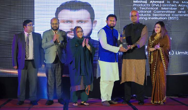Minhaj Ahmed wins JCI Young Entrepreneurs Award