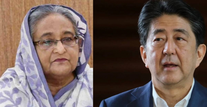 PM Hasina recalls Abe’s contribution to Bangladesh’s dev