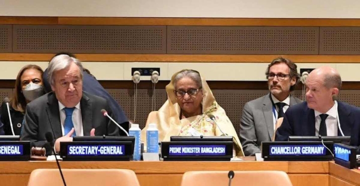 PM Hasina for global solidarity to face crises caused by Ukraine war PM Hasina for global solidarity to face crises caused by Ukraine war