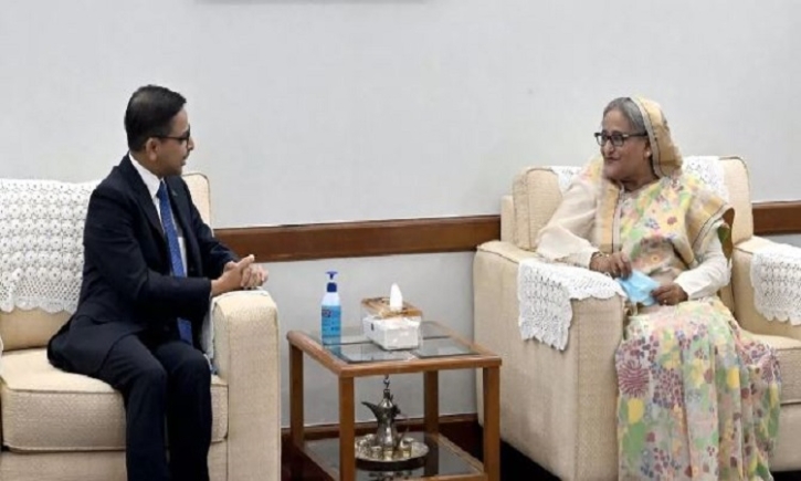 PM Hasina reaffirms optimism to resolve Teesta water sharing issue with India PM Hasina reaffirms optimism to resolve Teesta water sharing issue with India