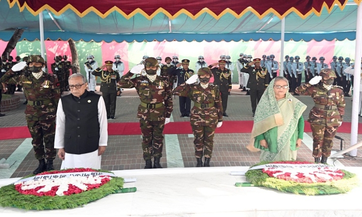 President, PM pay homage to Bangabandhu at Tungipara