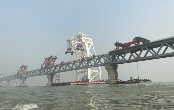 Ferries plying around Padma Bridge to get outer rubber layer Ferries plying around Padma Bridge to get outer rubber layer