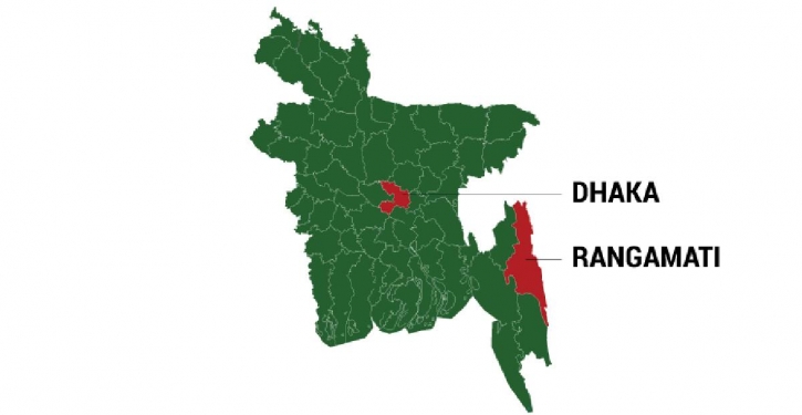 Covid-19: Dhaka, Rangamati declared ‘red zones’