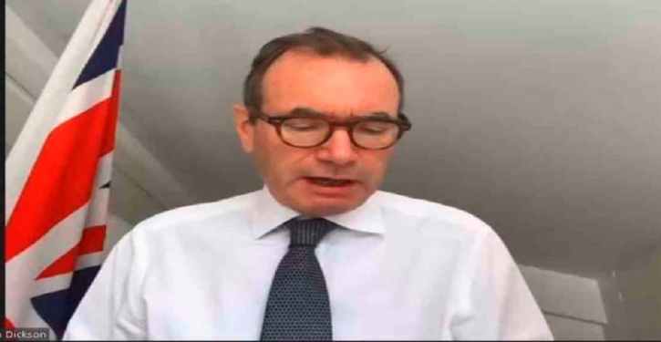 Dickson lauds Bangladesh’s efforts on climate front Dickson lauds Bangladesh’s efforts on climate front