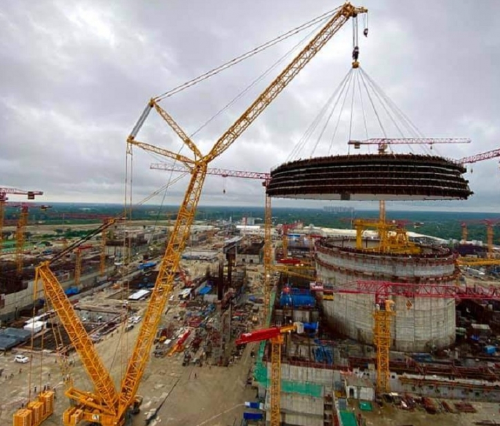 Reactor dome construction at Rooppur NPP power unit No 1 completed