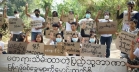 Strikes and sanctions mark Myanmar coup anniversary