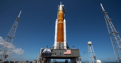 NASA readies giant Moon rocket for maiden flight