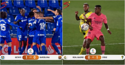 Barcelona, Real Madrid face defeats ahead of Champions League