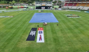 West Indies vs Bangladesh T20 series opener washed away
