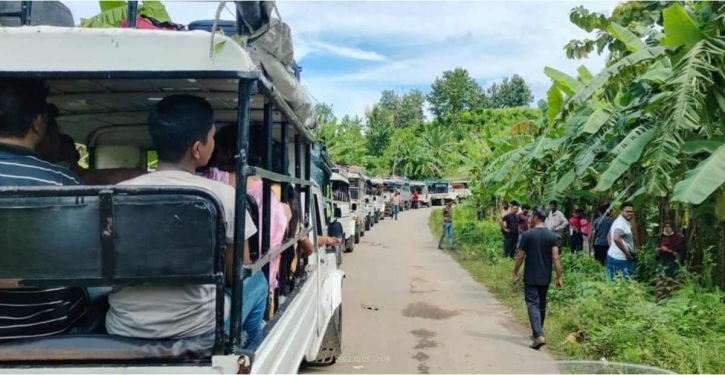 Road connectivity with Sajek Valley resumes Road connectivity with Sajek Valley resumes