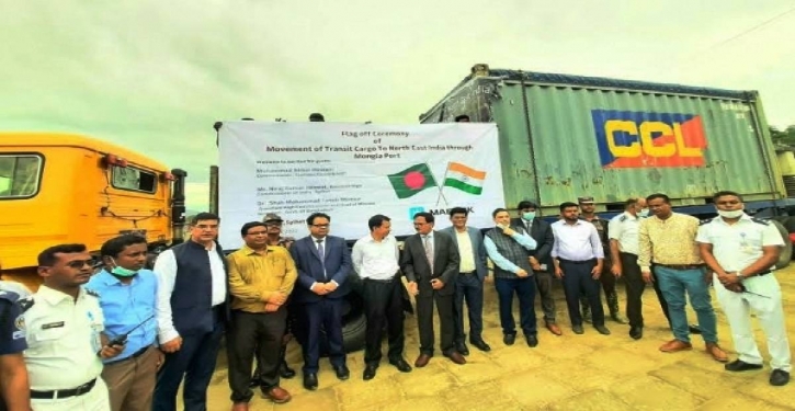 India uses Sylhet land port to transport goods