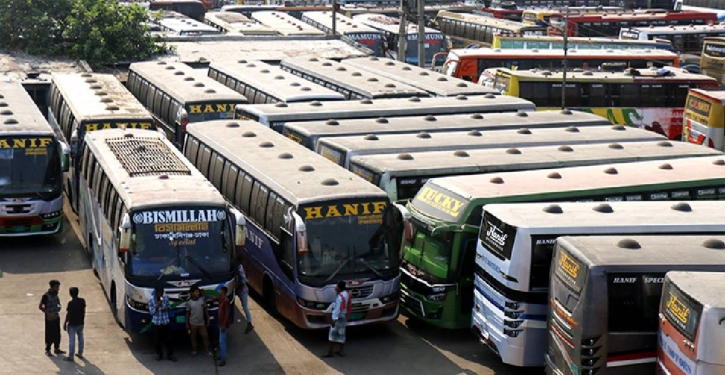 Indefinite transport strike in Sylhet from Monday Indefinite transport strike in Sylhet from Monday