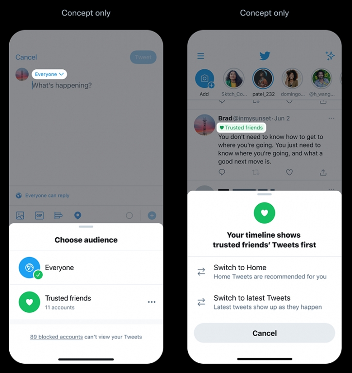 Twitter works on new feature ‘Trusted Friends’ Twitter works on new feature ‘Trusted Friends’