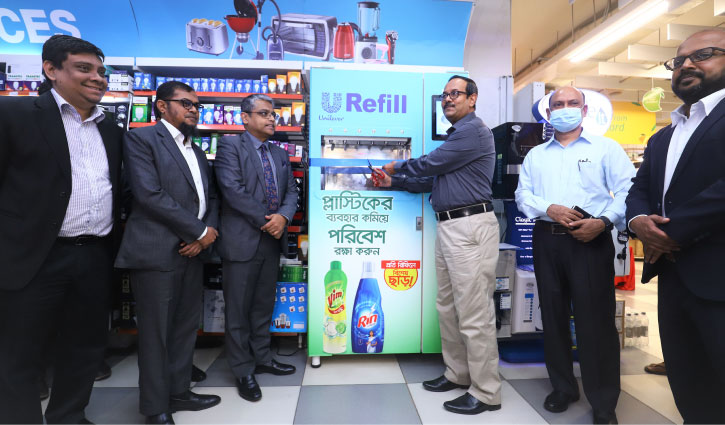Unilever launches refill machine to reduce plastic use