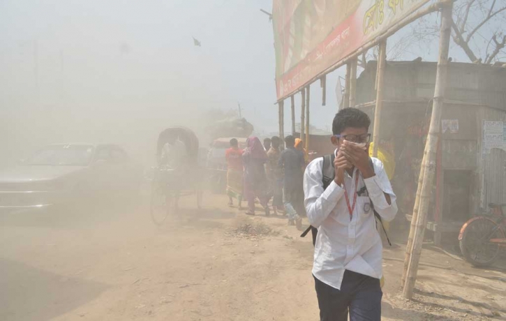 AQI: Dhaka’s air still remains unhealthy