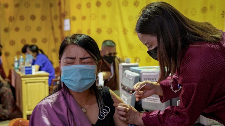Bhutan fully vaccinates 90% of eligible adults within a week
