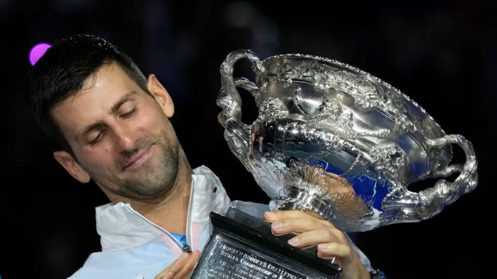 Djokovic wins Australian Open to equal Nadal record Djokovic wins Australian Open to equal Nadal record