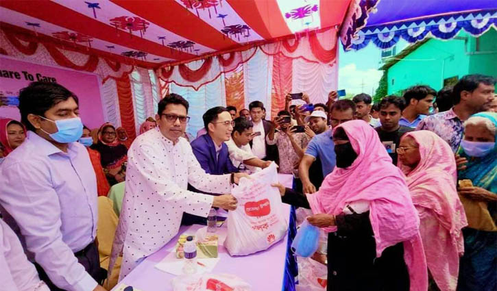 Huawei extends humanitarian support in Natore Huawei extends humanitarian support in Natore