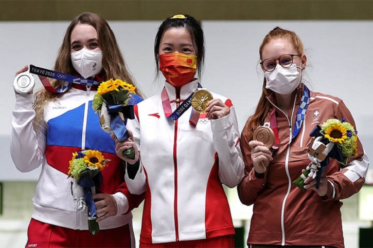 Chinese shooter Yang Qian wins first gold of Tokyo Olympics