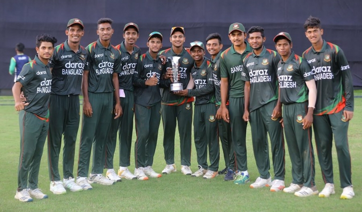 Bangladesh U-19 finish as unbeaten champion in India
