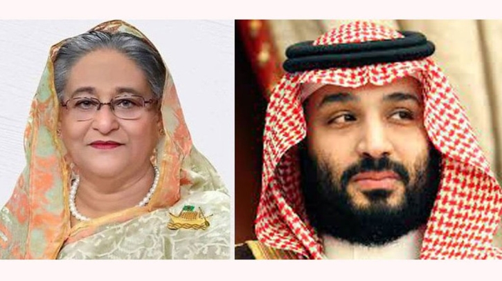 PM invites Saudi Crown Prince to visit Bangladesh