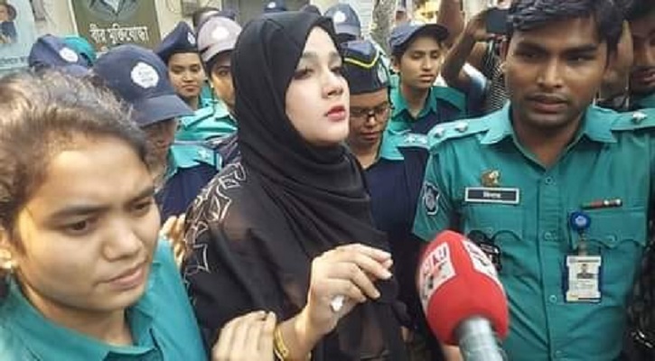আদালতে পাঠানো হয়েছে মাহিয়া মাহিকে আদালতে পাঠানো হয়েছে মাহিয়া মাহিকে