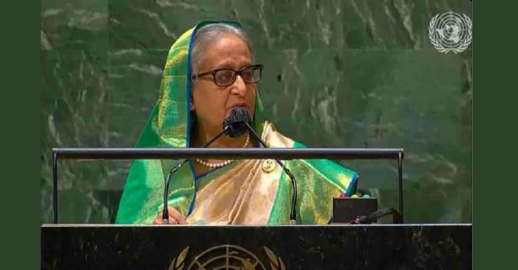 আমরা শান্তিময় সমাজ বিনির্মাণে প্রতিশ্রুতিবদ্ধ: জাতিসংঘে প্রধানমন্ত্রী আমরা শান্তিময় সমাজ বিনির্মাণে প্রতিশ্রুতিবদ্ধ: জাতিসংঘে প্রধানমন্ত্রী