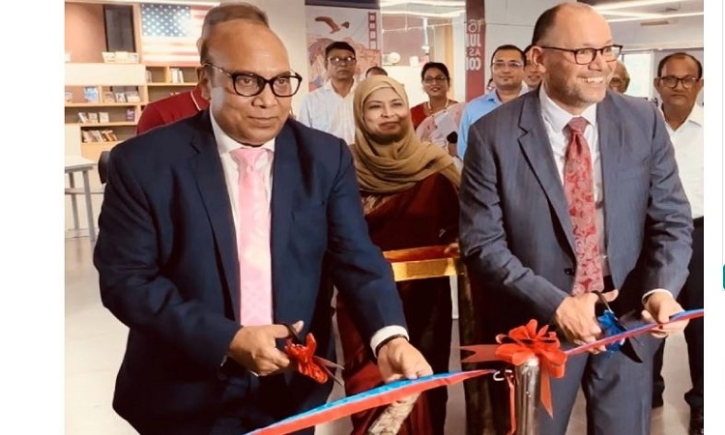 US ambassador opens American corner in Rajshahi US ambassador opens American corner in Rajshahi