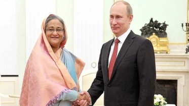 পুতিনকে অভিনন্দন জানালেন প্রধানমন্ত্রী শেখ হাসিনা