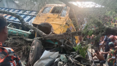  ঝালকাঠিতে ট্রাক-প্রাইভেটকার-অটোরিকশার ত্রিমুখী সংঘর্ষ, নিহত ১১