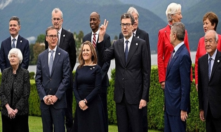 G7 says ’committed to further’ sanctions against Russia: draft G7 says ’committed to further’ sanctions against Russia: draft
