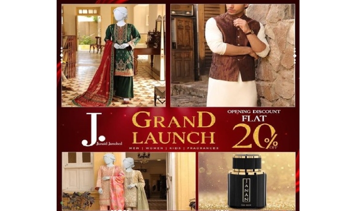 J. Junaid Jamshed proudly announces its new store opening in Dhaka J. Junaid Jamshed proudly announces its new store opening in Dhaka