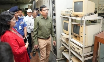 Palak visits Bangabandhu Satellite Ground Station