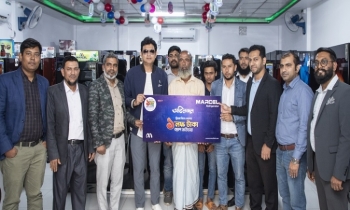 A Marcel fridge buyer gets cash voucher worth Tk 1 lakh in Noakhali